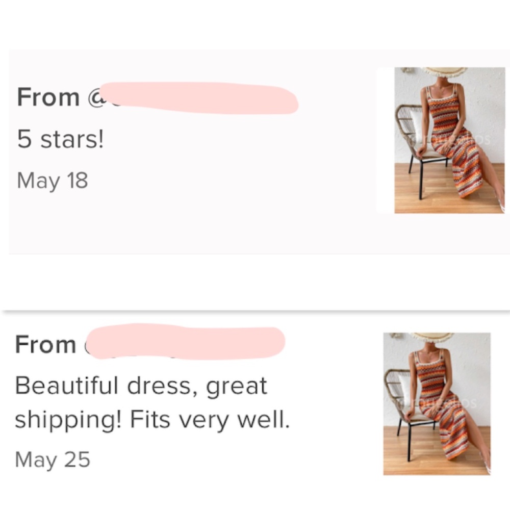 Knit Striped Tank Dress Side Leg Slit Long Ribbed Multicolor Long Slim - Picture 14 of 14